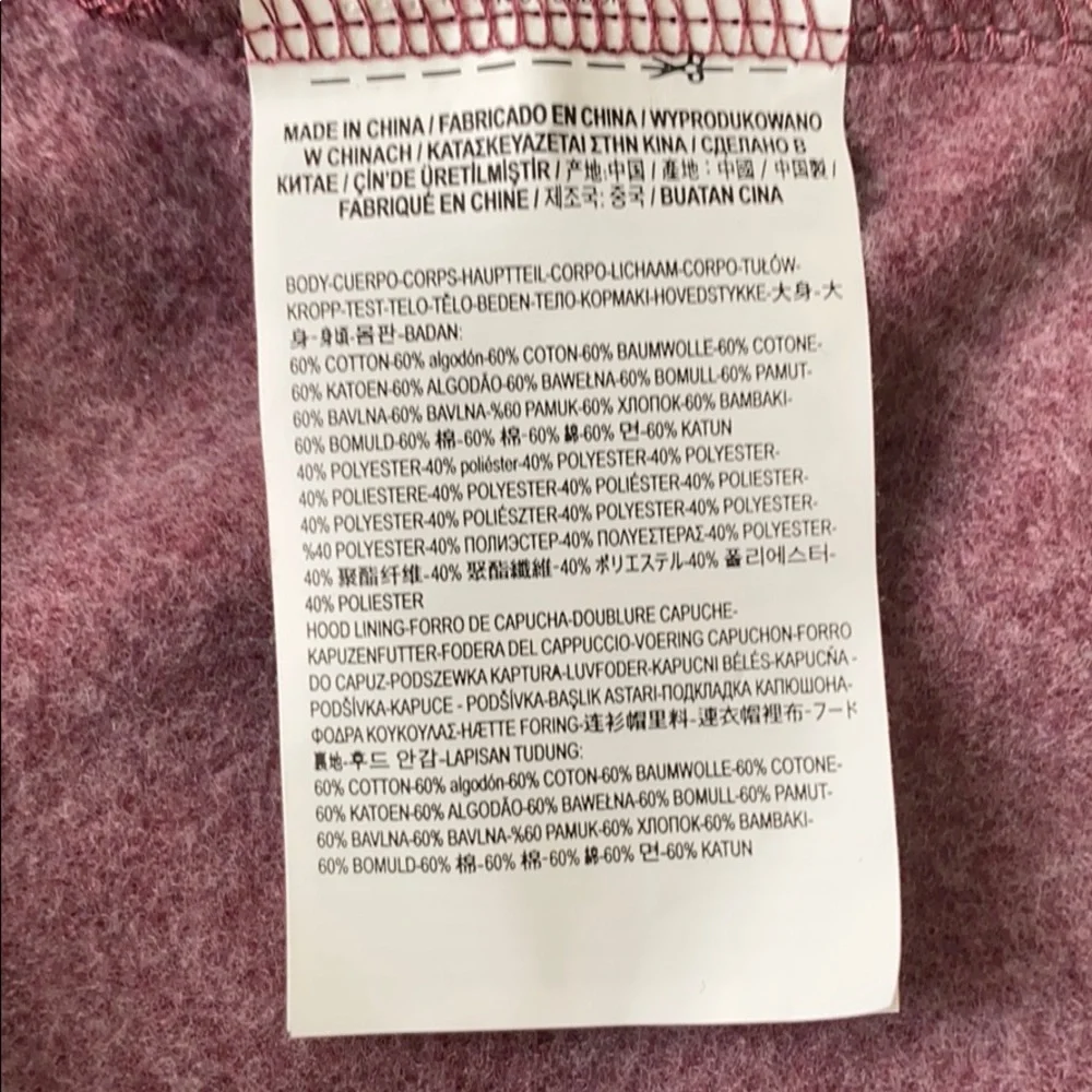 💖MEGA SALE💖VANS Women Boxed Pullover II Hoodie Burgundy Size XS VN0A4QGH9A8. - Picture 5 of 5